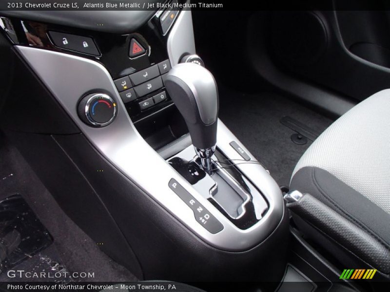 Atlantis Blue Metallic / Jet Black/Medium Titanium 2013 Chevrolet Cruze LS