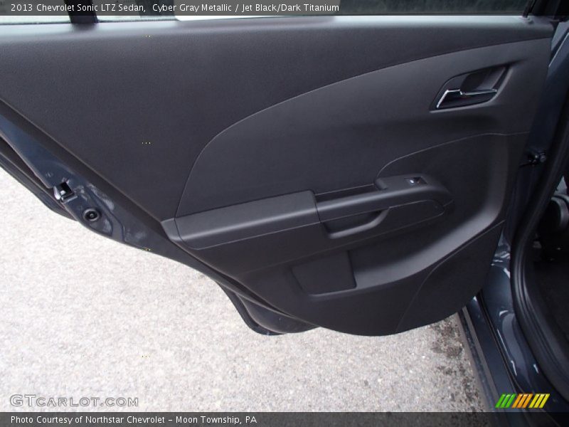 Cyber Gray Metallic / Jet Black/Dark Titanium 2013 Chevrolet Sonic LTZ Sedan