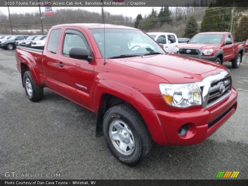 Barcelona Red Metallic / Graphite 2010 Toyota Tacoma SR5 Access Cab 4x4