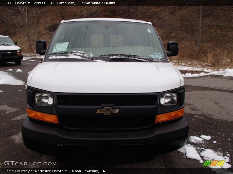 Summit White / Neutral 2013 Chevrolet Express 2500 Cargo Van