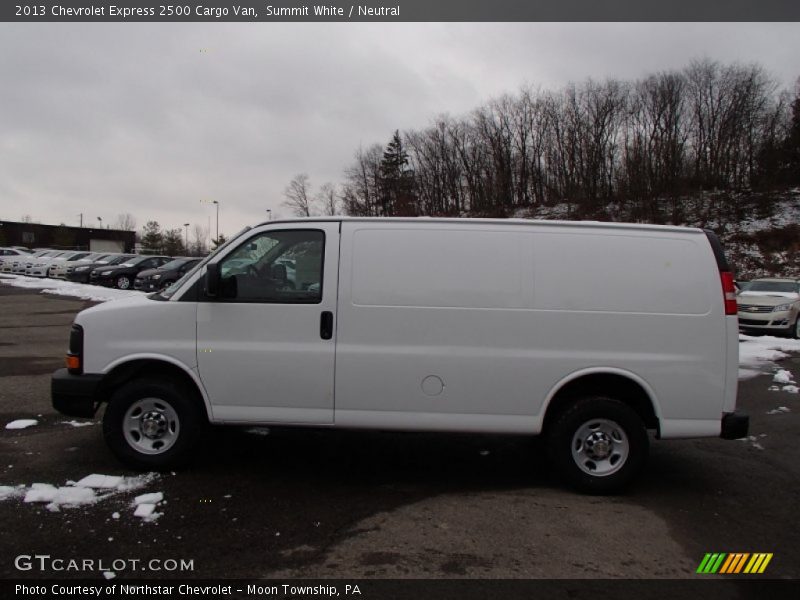 Summit White / Neutral 2013 Chevrolet Express 2500 Cargo Van