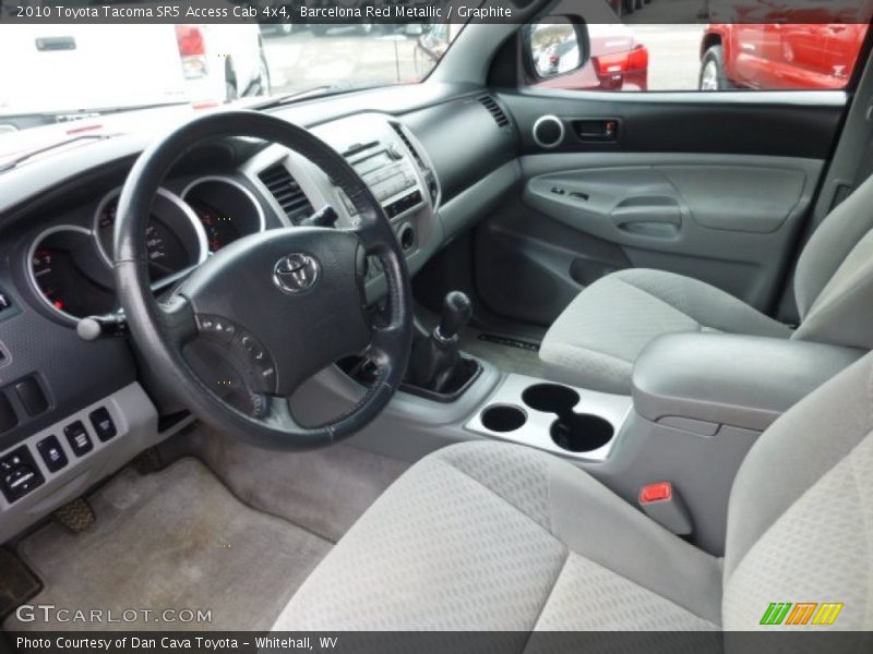 Barcelona Red Metallic / Graphite 2010 Toyota Tacoma SR5 Access Cab 4x4