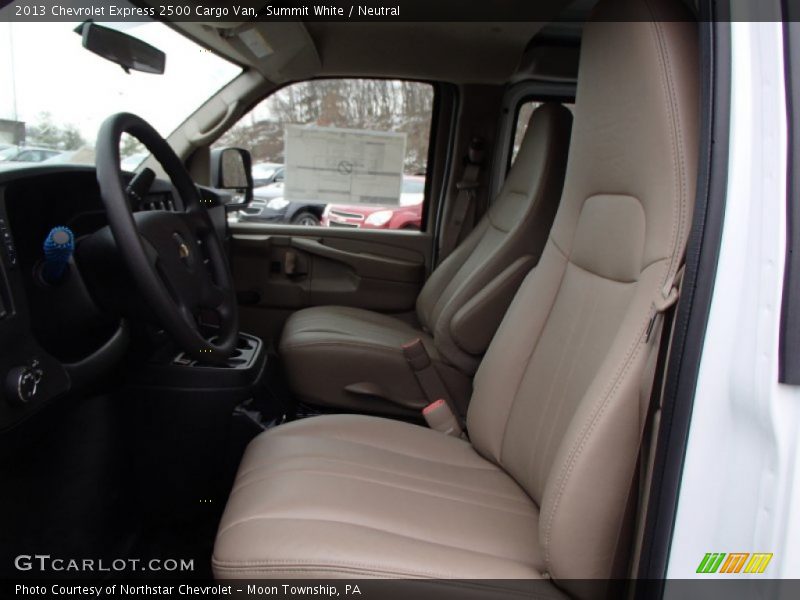 Summit White / Neutral 2013 Chevrolet Express 2500 Cargo Van