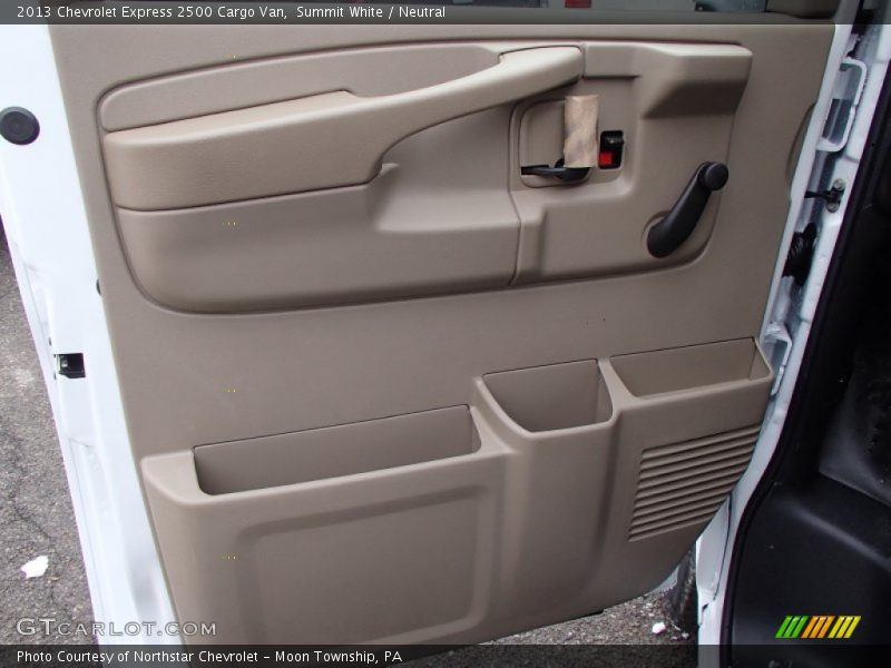 Summit White / Neutral 2013 Chevrolet Express 2500 Cargo Van