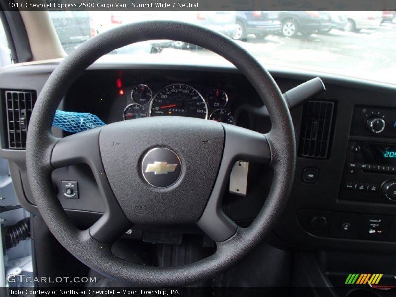 Summit White / Neutral 2013 Chevrolet Express 2500 Cargo Van