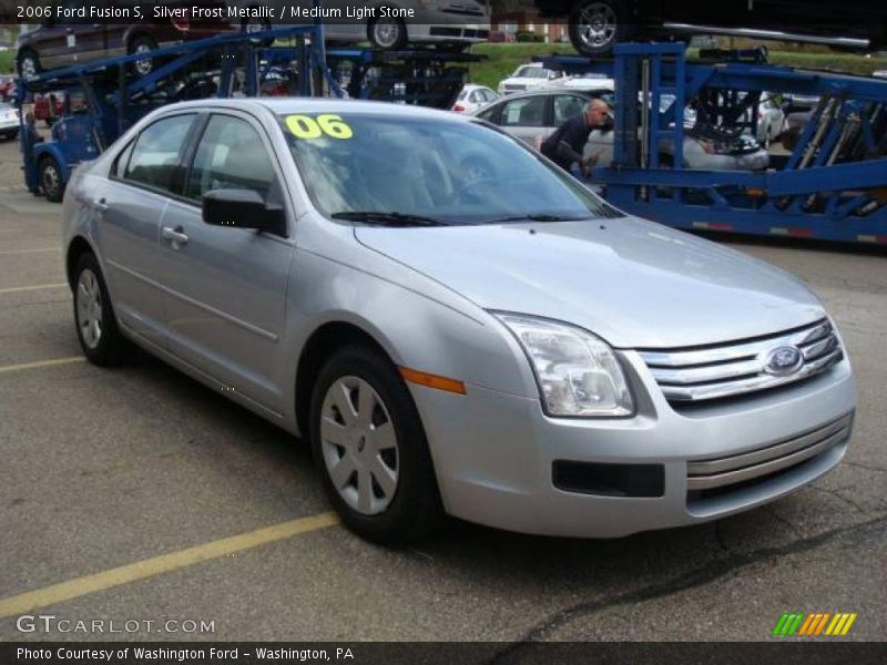 Silver Frost Metallic / Medium Light Stone 2006 Ford Fusion S
