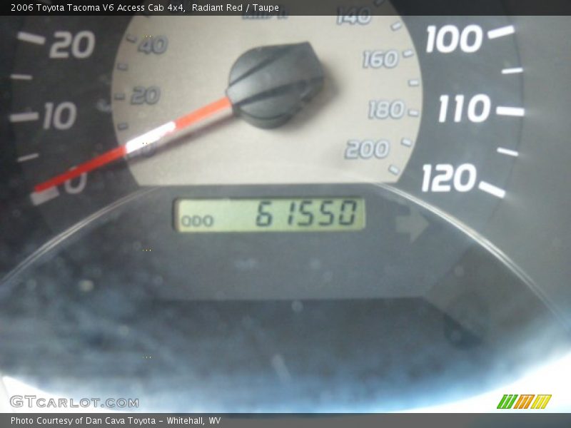 Radiant Red / Taupe 2006 Toyota Tacoma V6 Access Cab 4x4