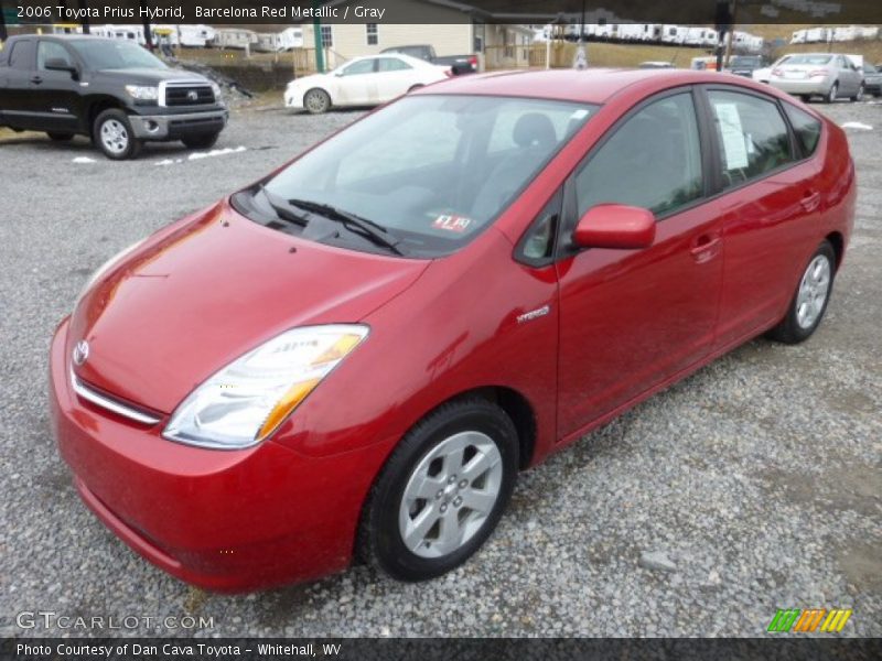 Barcelona Red Metallic / Gray 2006 Toyota Prius Hybrid