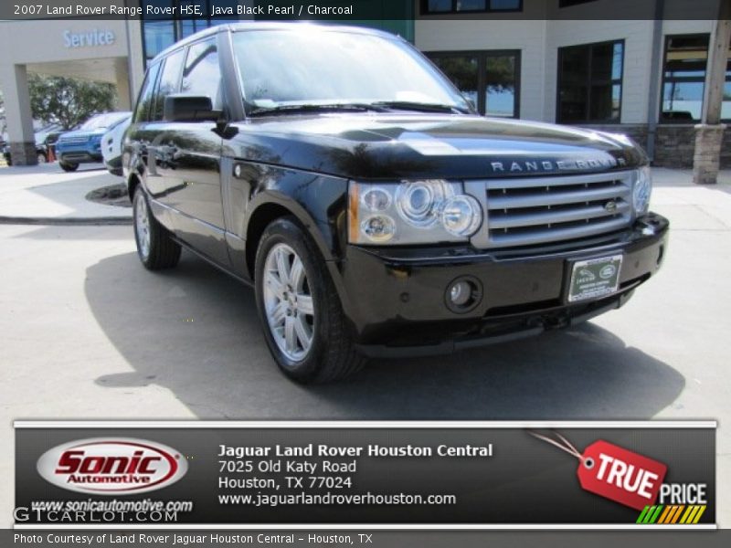 Java Black Pearl / Charcoal 2007 Land Rover Range Rover HSE