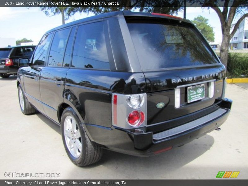 Java Black Pearl / Charcoal 2007 Land Rover Range Rover HSE