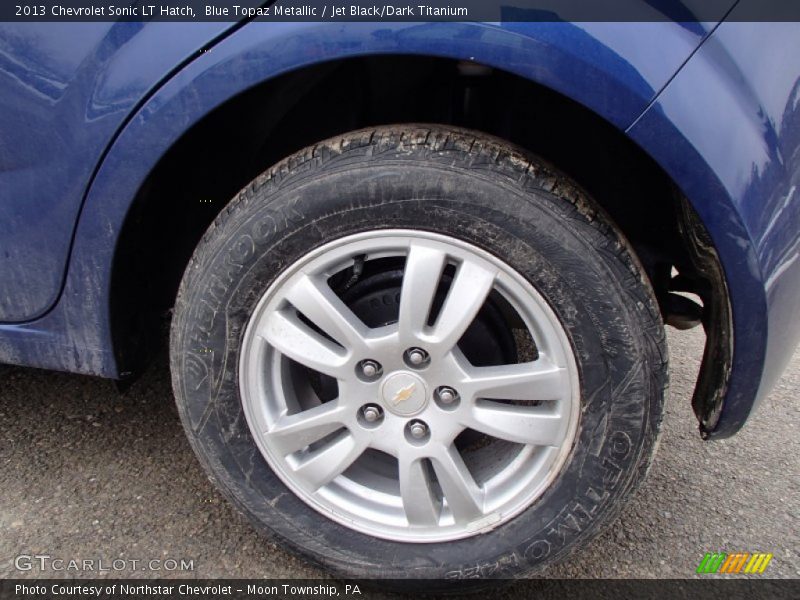 Blue Topaz Metallic / Jet Black/Dark Titanium 2013 Chevrolet Sonic LT Hatch