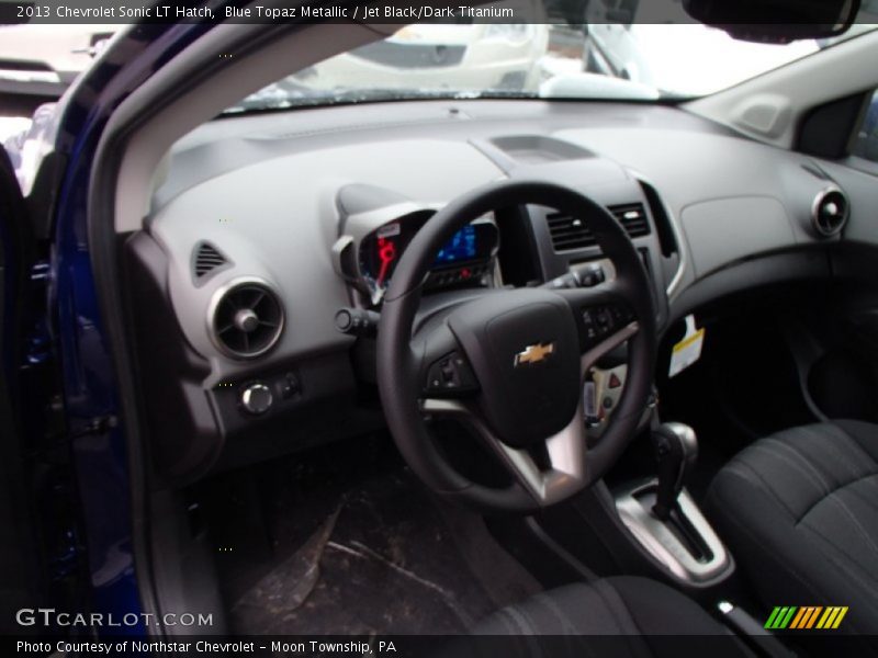 Blue Topaz Metallic / Jet Black/Dark Titanium 2013 Chevrolet Sonic LT Hatch