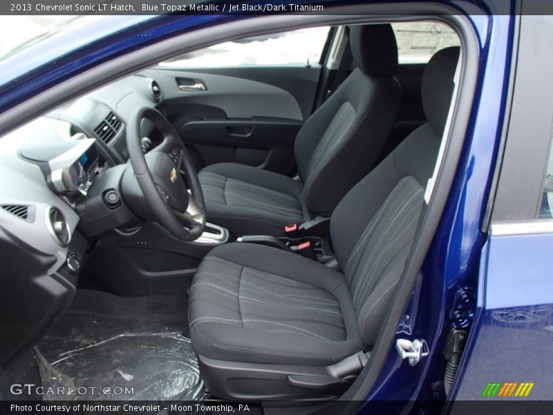 Blue Topaz Metallic / Jet Black/Dark Titanium 2013 Chevrolet Sonic LT Hatch