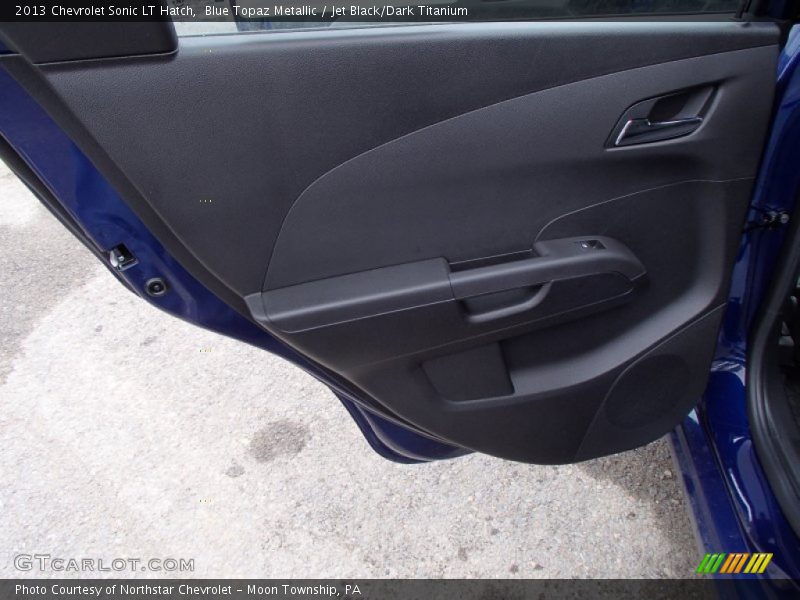 Blue Topaz Metallic / Jet Black/Dark Titanium 2013 Chevrolet Sonic LT Hatch