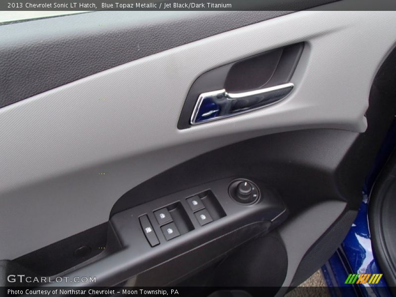 Blue Topaz Metallic / Jet Black/Dark Titanium 2013 Chevrolet Sonic LT Hatch