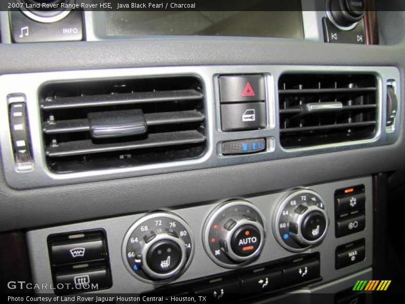 Controls of 2007 Range Rover HSE