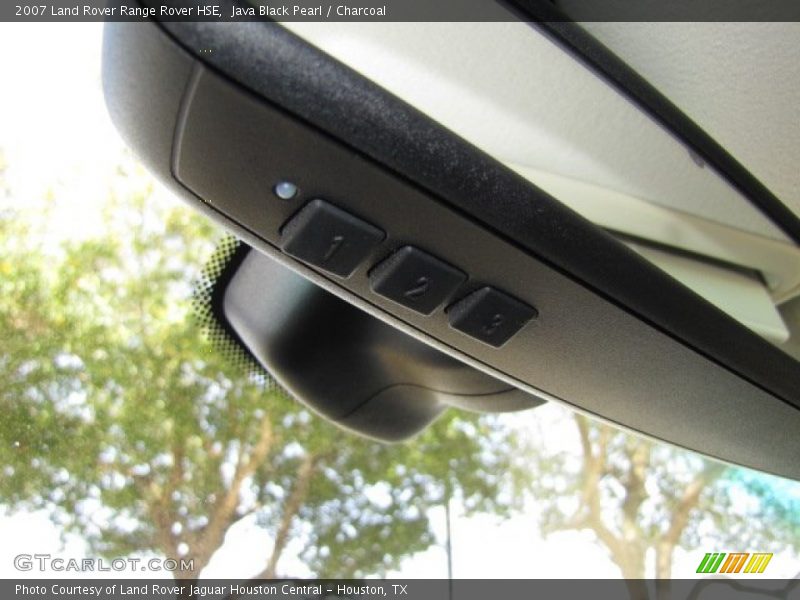 Controls of 2007 Range Rover HSE