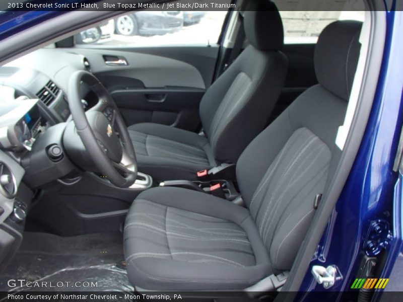 Blue Topaz Metallic / Jet Black/Dark Titanium 2013 Chevrolet Sonic LT Hatch