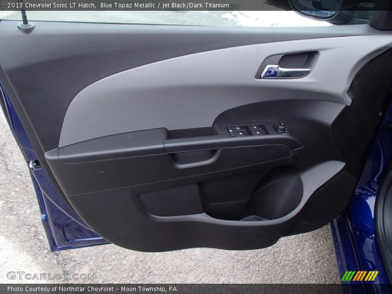 Blue Topaz Metallic / Jet Black/Dark Titanium 2013 Chevrolet Sonic LT Hatch