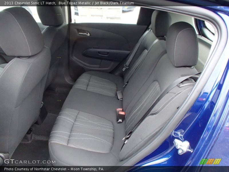 Blue Topaz Metallic / Jet Black/Dark Titanium 2013 Chevrolet Sonic LT Hatch