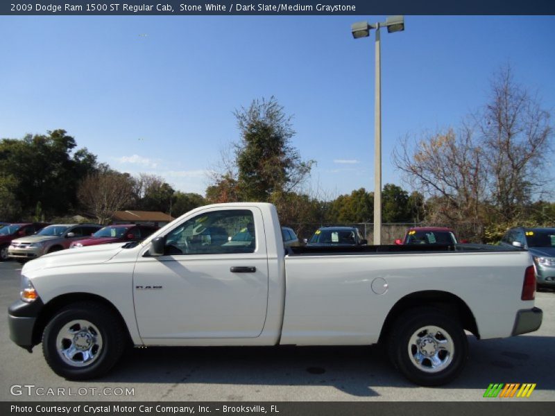 Stone White / Dark Slate/Medium Graystone 2009 Dodge Ram 1500 ST Regular Cab