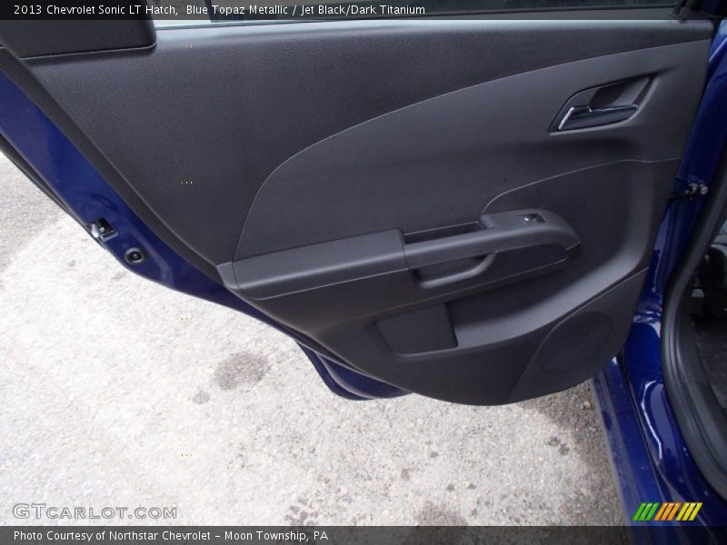Blue Topaz Metallic / Jet Black/Dark Titanium 2013 Chevrolet Sonic LT Hatch