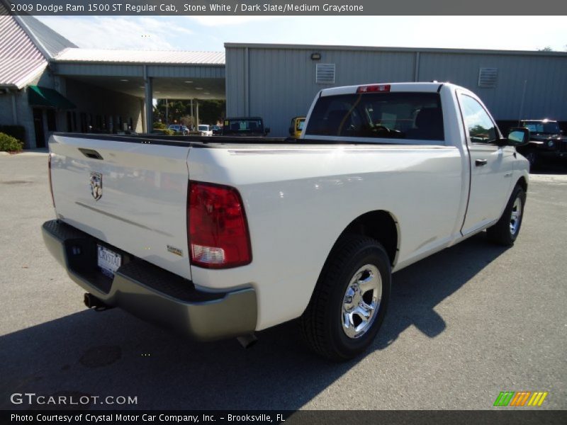 Stone White / Dark Slate/Medium Graystone 2009 Dodge Ram 1500 ST Regular Cab