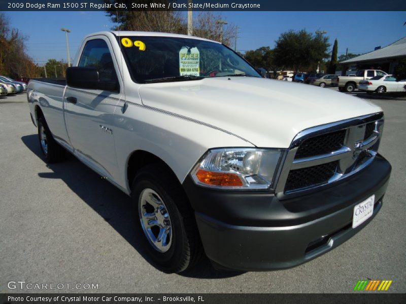 Stone White / Dark Slate/Medium Graystone 2009 Dodge Ram 1500 ST Regular Cab