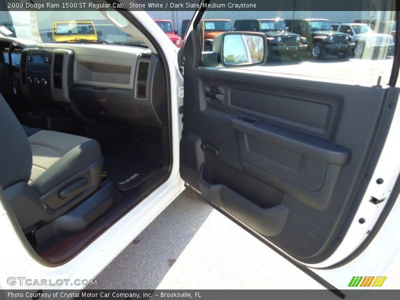 Stone White / Dark Slate/Medium Graystone 2009 Dodge Ram 1500 ST Regular Cab