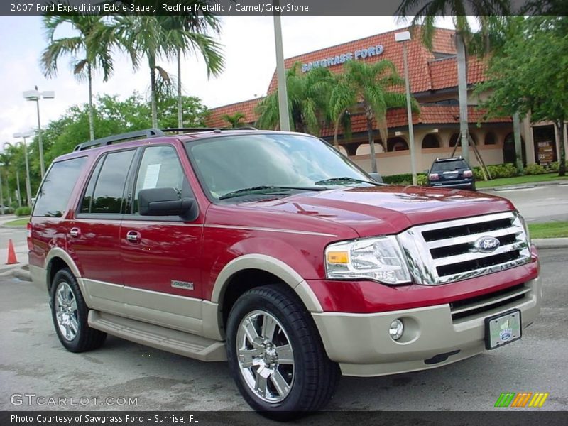 Redfire Metallic / Camel/Grey Stone 2007 Ford Expedition Eddie Bauer