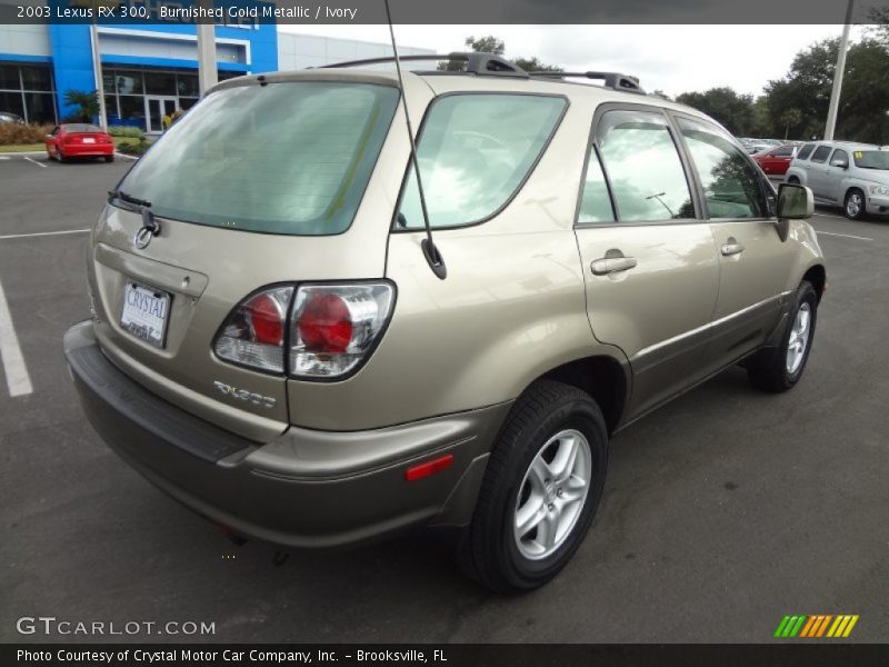 Burnished Gold Metallic / Ivory 2003 Lexus RX 300