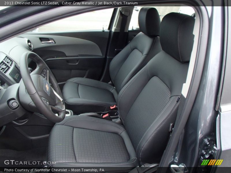  2013 Sonic LTZ Sedan Jet Black/Dark Titanium Interior