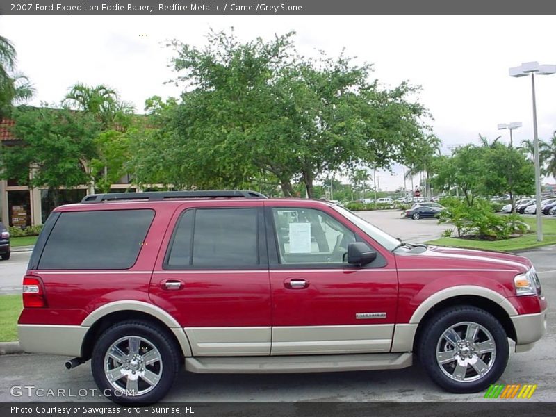 Redfire Metallic / Camel/Grey Stone 2007 Ford Expedition Eddie Bauer