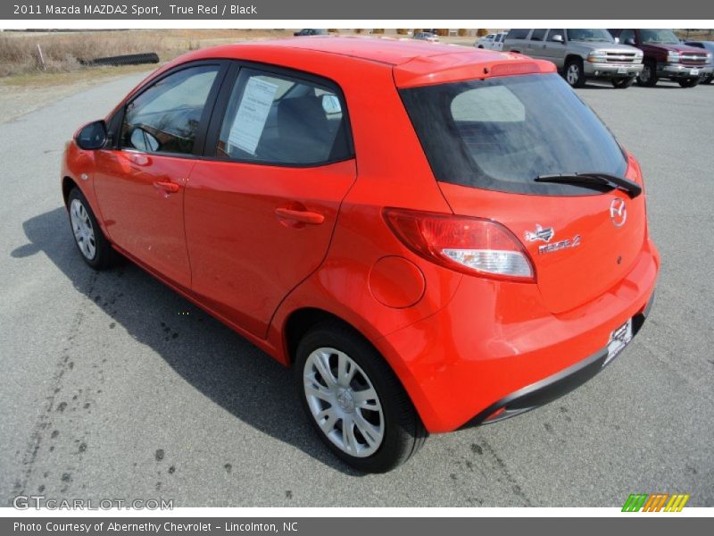 True Red / Black 2011 Mazda MAZDA2 Sport