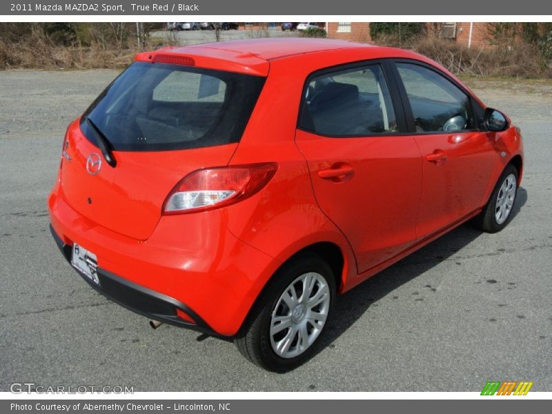 True Red / Black 2011 Mazda MAZDA2 Sport