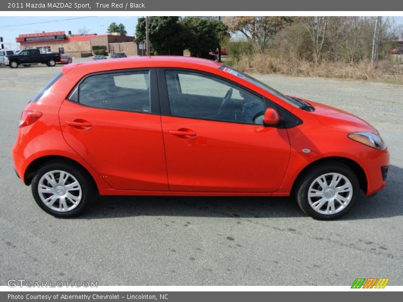 True Red / Black 2011 Mazda MAZDA2 Sport