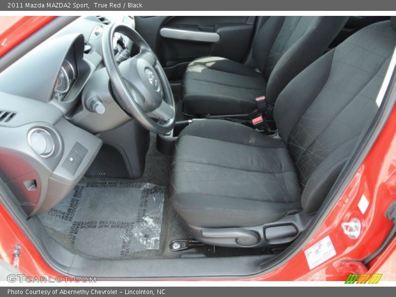 True Red / Black 2011 Mazda MAZDA2 Sport