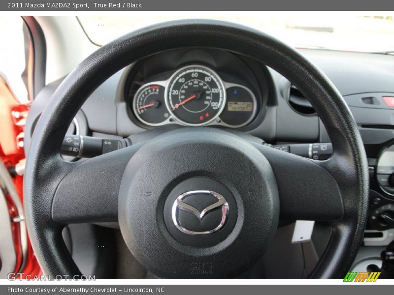 True Red / Black 2011 Mazda MAZDA2 Sport