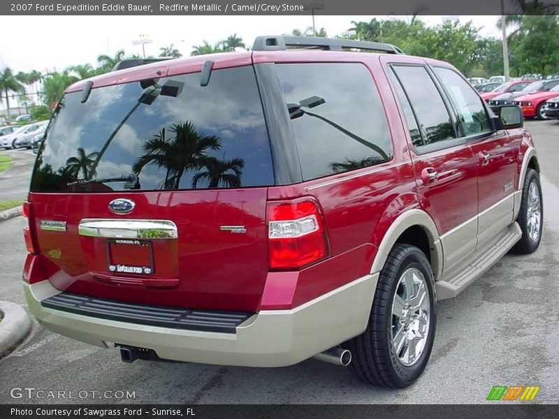 Redfire Metallic / Camel/Grey Stone 2007 Ford Expedition Eddie Bauer