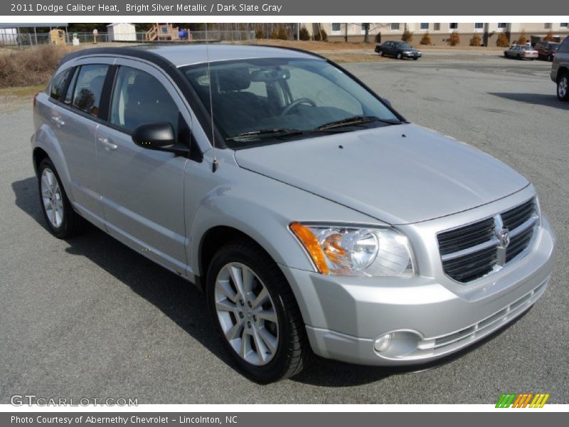 Bright Silver Metallic / Dark Slate Gray 2011 Dodge Caliber Heat