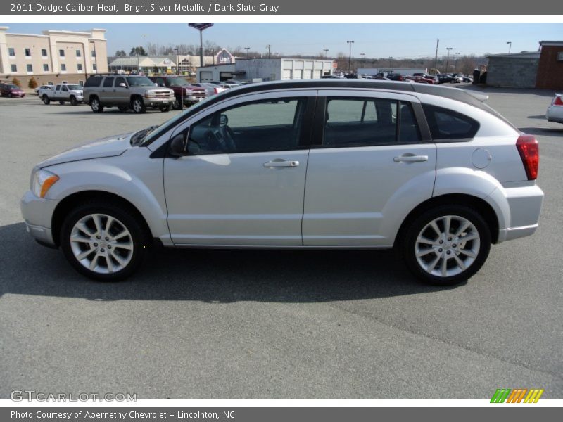 Bright Silver Metallic / Dark Slate Gray 2011 Dodge Caliber Heat