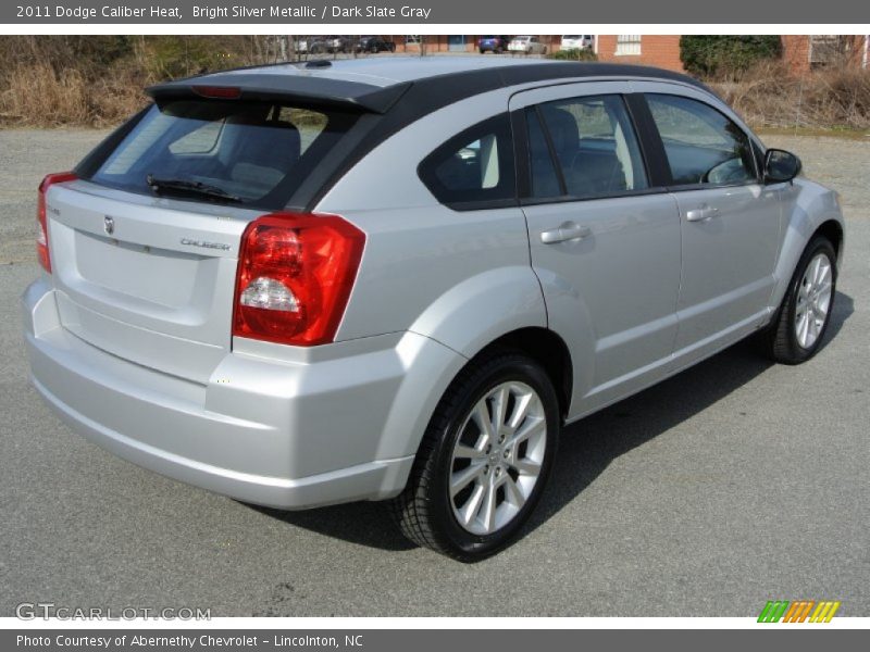 Bright Silver Metallic / Dark Slate Gray 2011 Dodge Caliber Heat