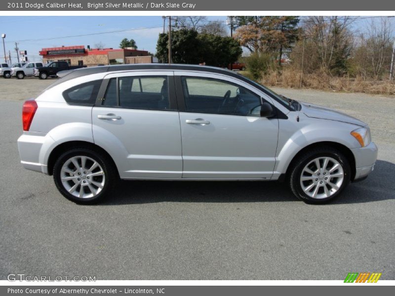 Bright Silver Metallic / Dark Slate Gray 2011 Dodge Caliber Heat