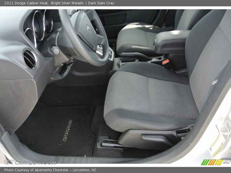 Bright Silver Metallic / Dark Slate Gray 2011 Dodge Caliber Heat