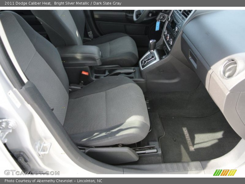 Bright Silver Metallic / Dark Slate Gray 2011 Dodge Caliber Heat