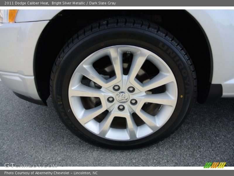Bright Silver Metallic / Dark Slate Gray 2011 Dodge Caliber Heat
