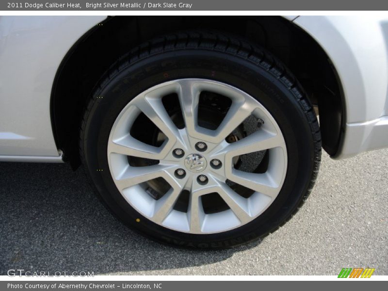 Bright Silver Metallic / Dark Slate Gray 2011 Dodge Caliber Heat
