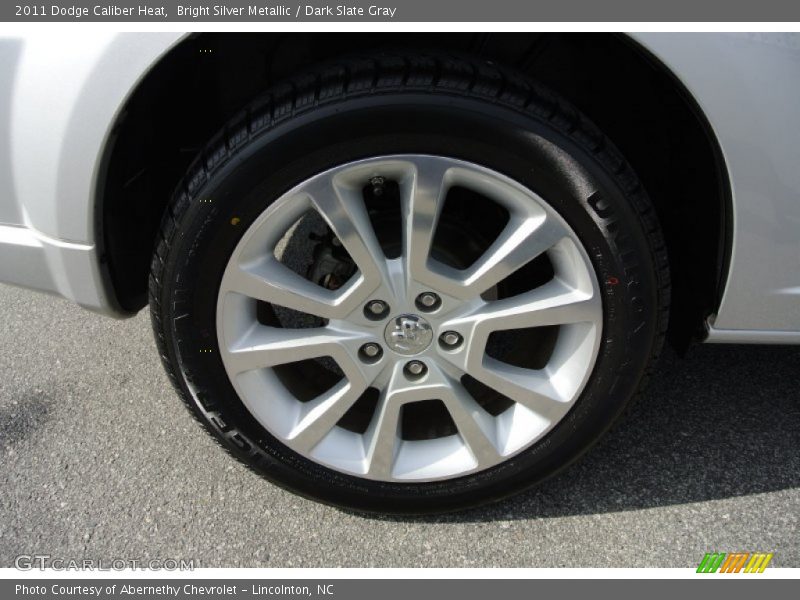 Bright Silver Metallic / Dark Slate Gray 2011 Dodge Caliber Heat