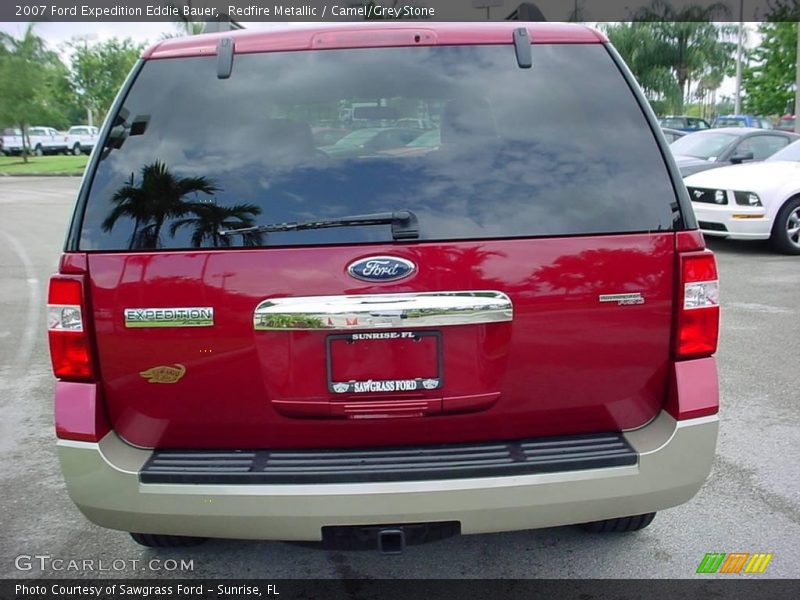 Redfire Metallic / Camel/Grey Stone 2007 Ford Expedition Eddie Bauer