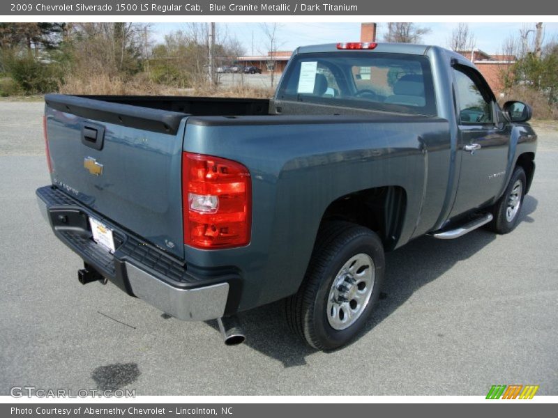 Blue Granite Metallic / Dark Titanium 2009 Chevrolet Silverado 1500 LS Regular Cab